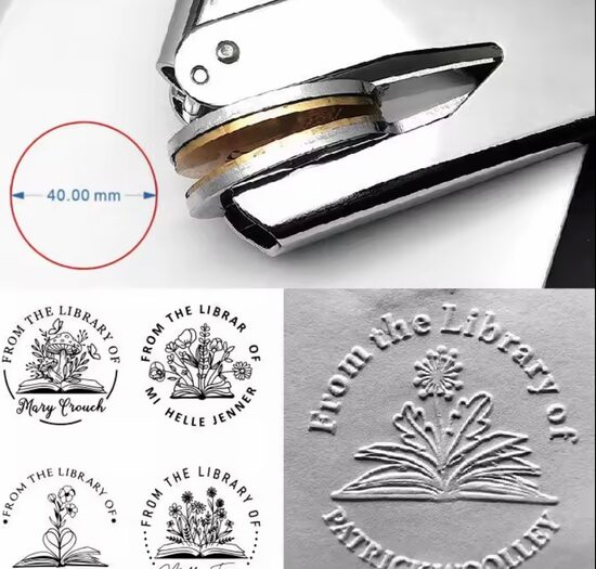Uniwersalna pieczątka do książek